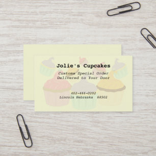 Cupcake Business - Carte de visite