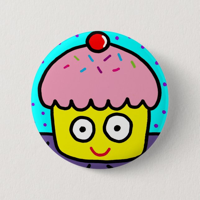 cupcake button design #2 (Front)