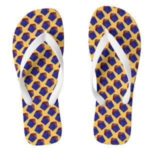 Cupcake by Kenneth Yoncich Flip Flops