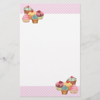 Cupcake Cake Pastries Stationery