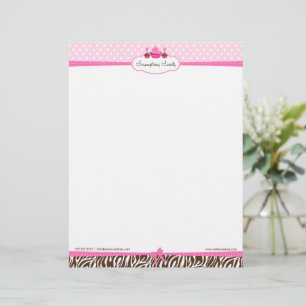 Cupcake Cake Pops Bakery Letterhead