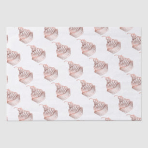 Cupcake Cakes & Sweets Home Bakery Rustic Vintage Tissue Paper