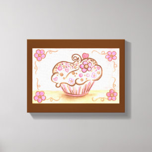 Cupcake Canvas Art Print