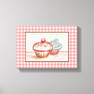 Cupcake Canvas Art Print
