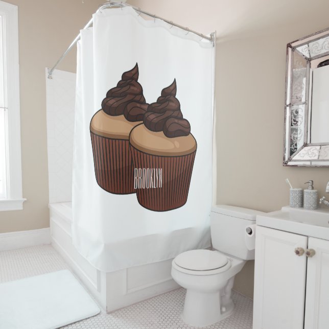 Cupcake cartoon illustration  (In Situ)
