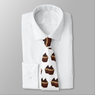 Cupcake cartoon illustration  tie