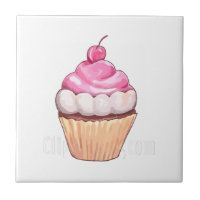 Cupcake Cherry Kitchen Decor