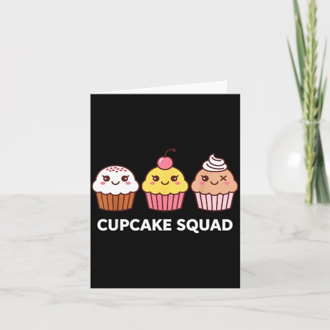 Cupcake Costume For Men Women Girl Baking Cupcake  Card (Front)