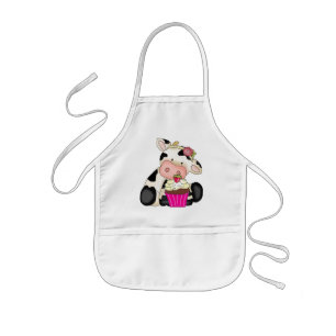 Cupcake Cow apron