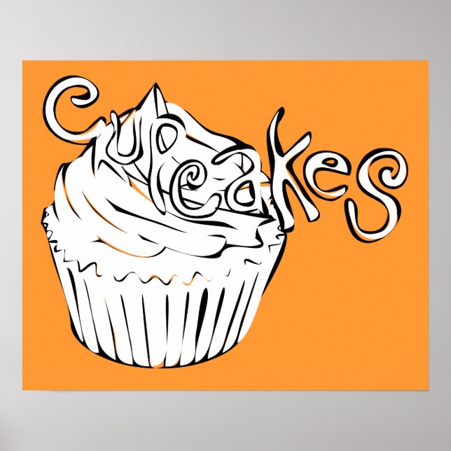 cupcake curls poster (Front)
