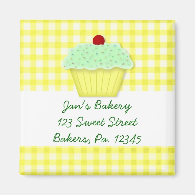 Cupcake Custom Magnet (Front)