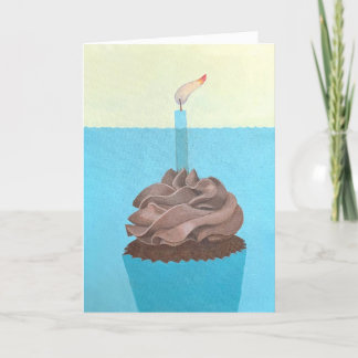 Cupcake dans l'eau carte #2
