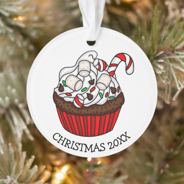 Cupcake de Noël personnalisé (Arbre)