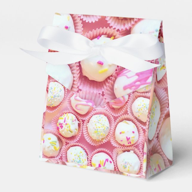 Cupcake Delight Favour Box (Front Side)