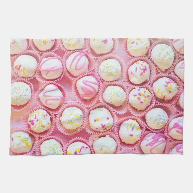 Cupcake Delights Kitchen Towel (Horizontal)