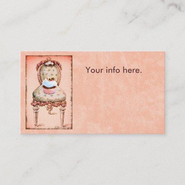 Cupcake Design Business Card (Front)