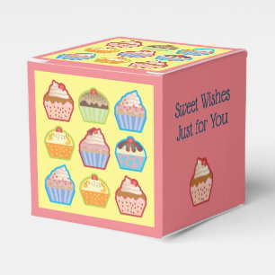 Cupcake Design  Favor Box