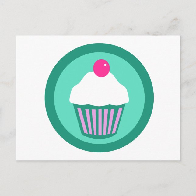 Cupcake design postcard (Front)