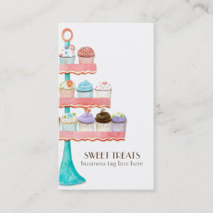 Cupcake Dessert Baking Bakery Business Package Card