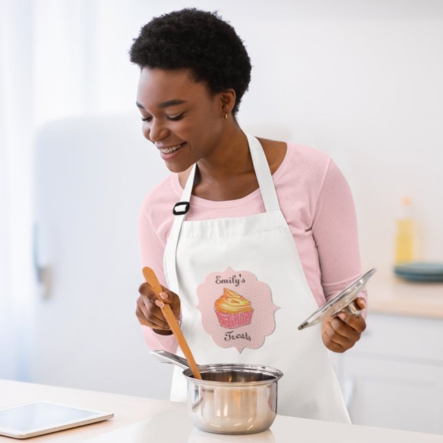 Cupcake Diva Pink Custom Apron (Creator Uploaded)