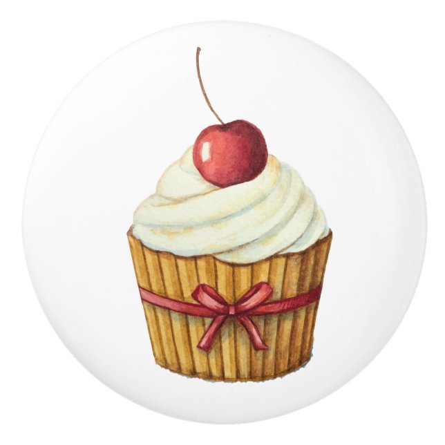 Cupcake Drawer Knob (Front)