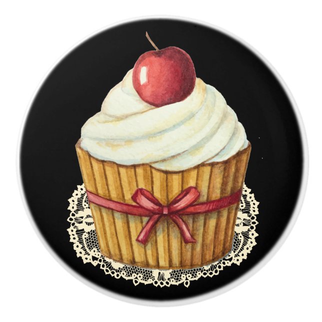 Cupcake Drawer Knob (Front)
