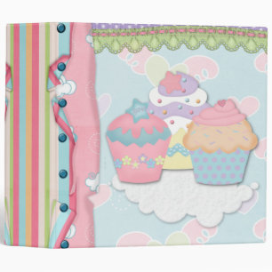 Cupcake Dreams Recipe Notebook Binder