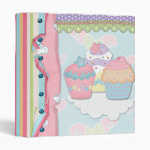Cupcake Dreams Recipe Notebook Binder