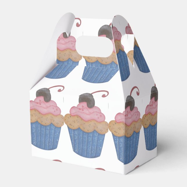 Cupcake Favor Box (Back Side)