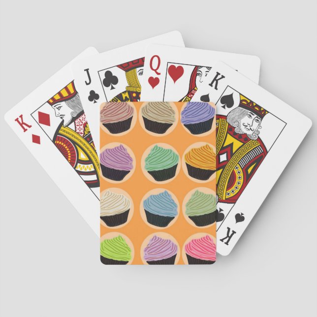 Cupcake Flavours Playing Cards (Back)