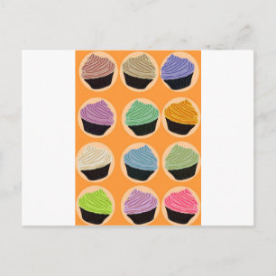Cupcake Flavours Postcard