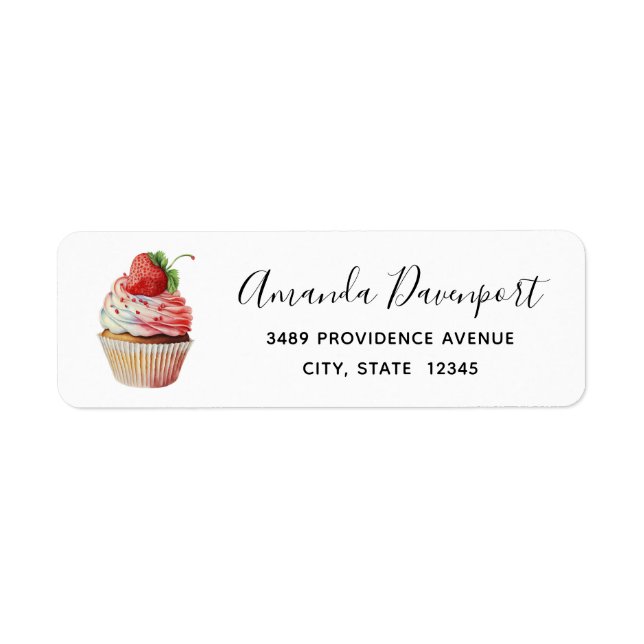 Cupcake fraise Sweet Dessert Adresse (Devant)