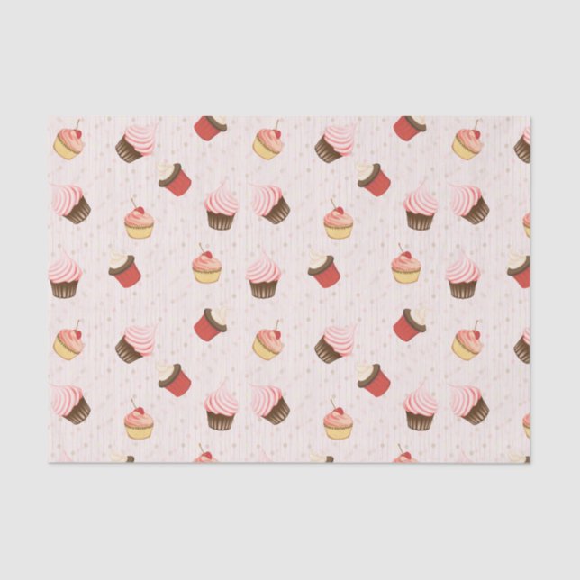 Cupcake Fun Tissue Paper (Front)