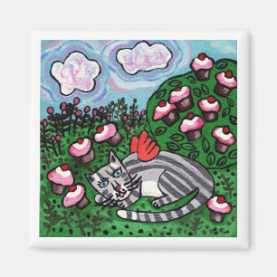 Cupcake Garden Angel Magnet