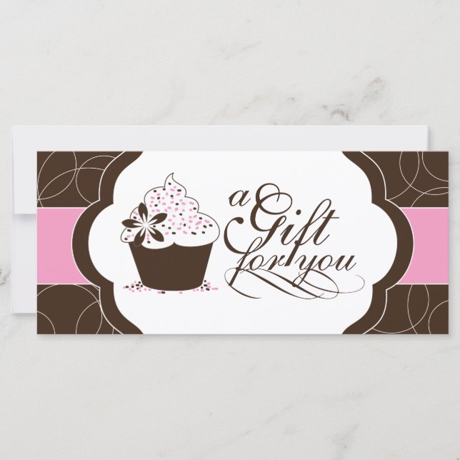 Cupcake Gift Certificate (Front)