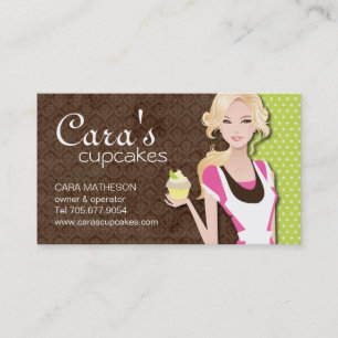 Cupcake Girl Business Cards