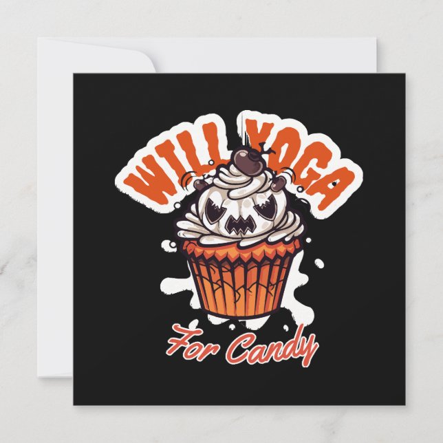 Cupcake Halloween idea for Moms Yoga (Front)