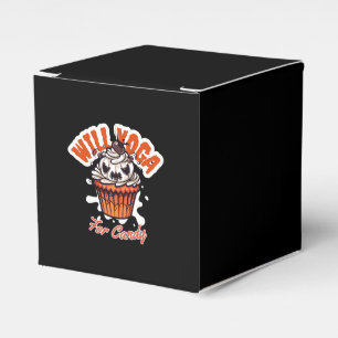 Cupcake Halloween idea for Moms Yoga Favor Box