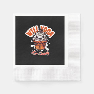 Cupcake Halloween idea for Moms Yoga Napkin
