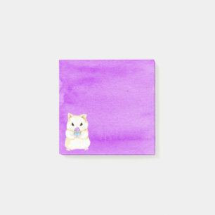 Cupcake Hamster Post-It Notes