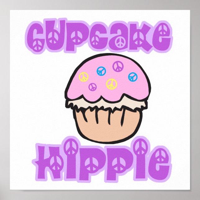 Cupcake Hippie Poster (Front)