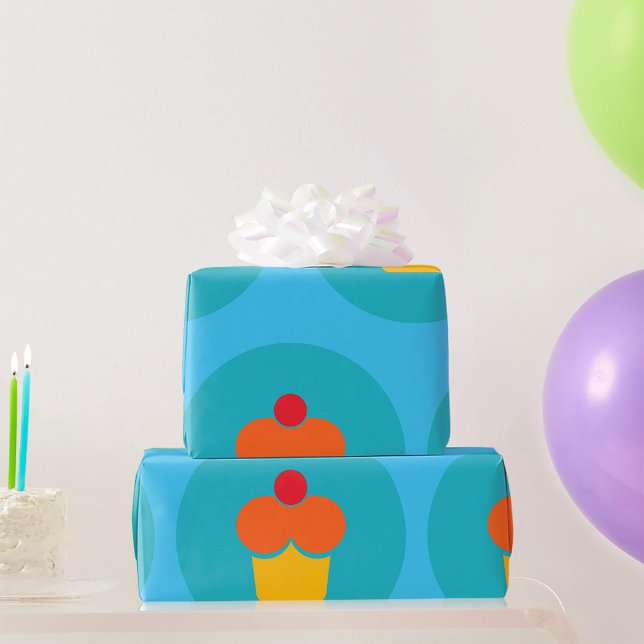 Cupcake Icon Wrapping Paper (Creator Uploaded)