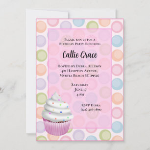 Cupcake Invitations
