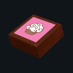 Cupcake Jewellery Box<br><div class="desc">A cute cupcake decorates this jewellery box. Use this cupcake box as a jewellery box, keepsake box, trinket box, gift box, decor, etc... The design is from original art.</div>