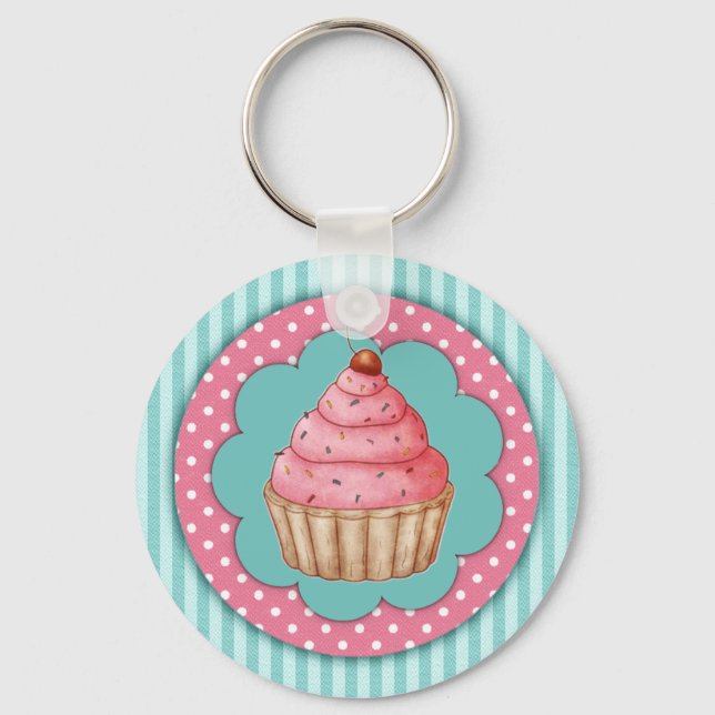 Cupcake Keychain (Front)