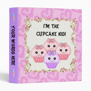 Cupcake Kid Binder