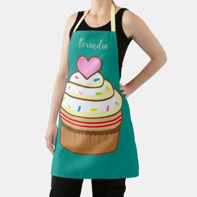Cupcake Kids NAME baking apron retro (Insitu)