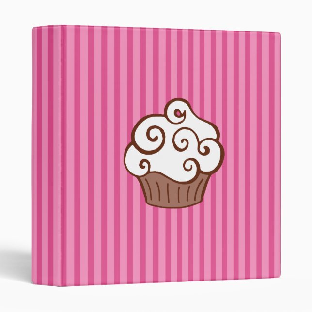 Cupcake Kitchen School Recette Cadeau Classeur (Devant/Côté)