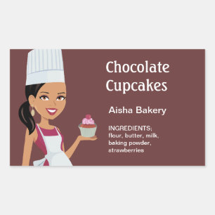 Cupcake Label Design Template