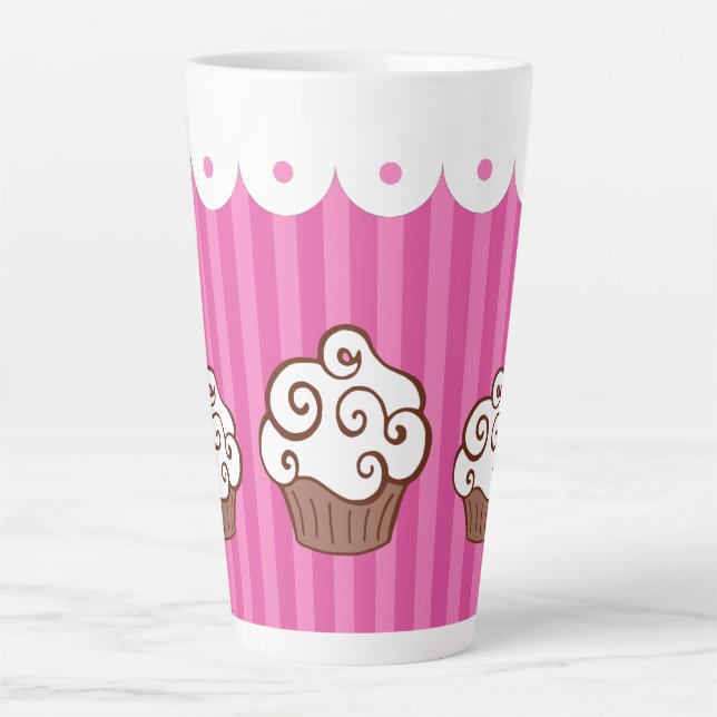 Cupcake Latte Mug (Devant)